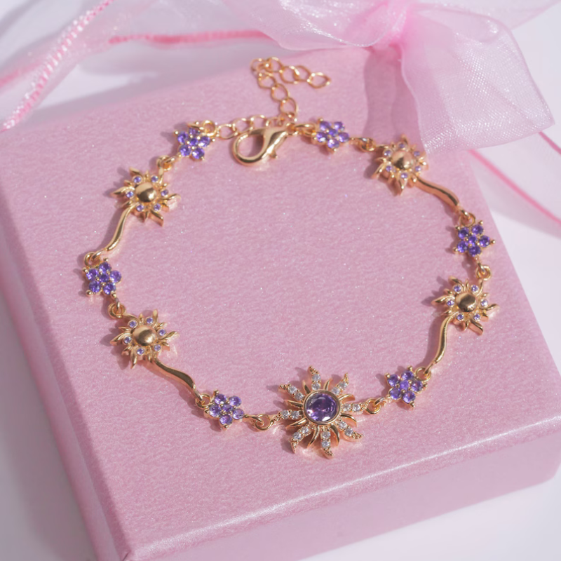 Bracelete Rapunzel - Banhado a ouro