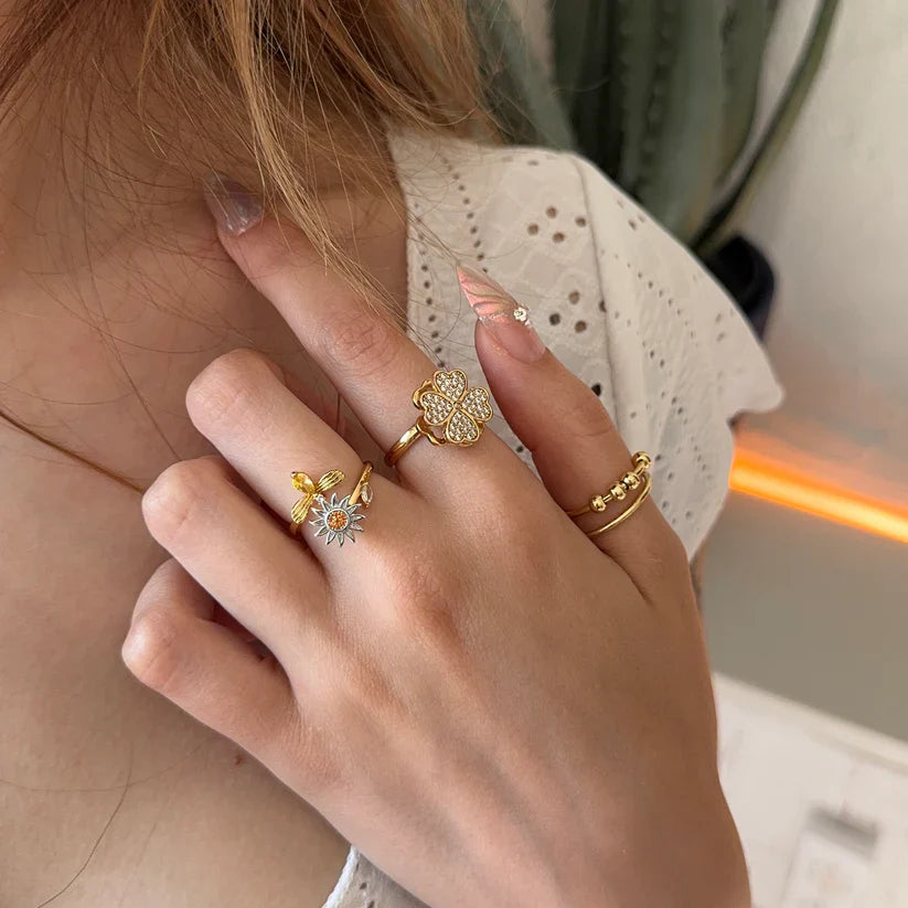 Bague Anti-Stress Taille Ajustable