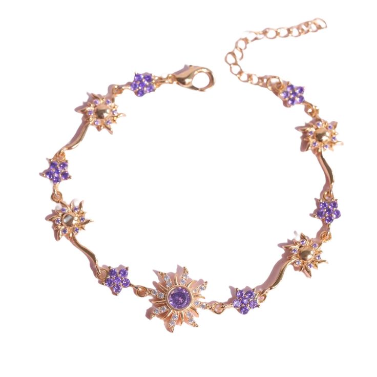 Bracelete Rapunzel - Banhado a ouro