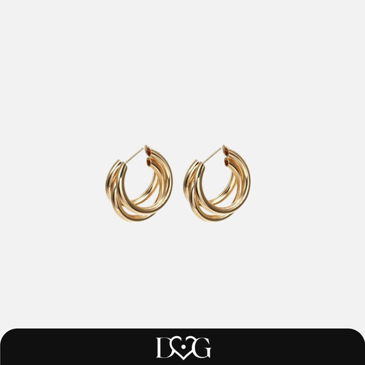 Triple Hoop Earrings