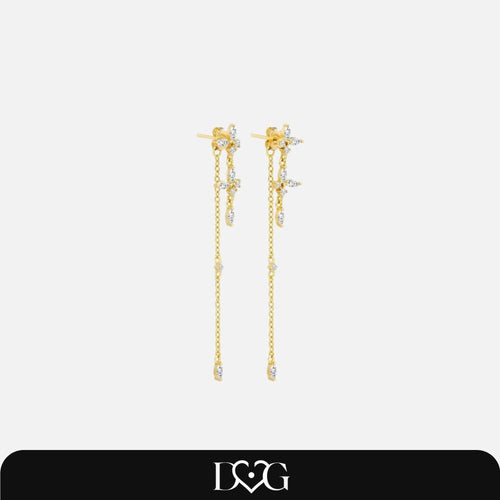 Crystal Thread Earrings