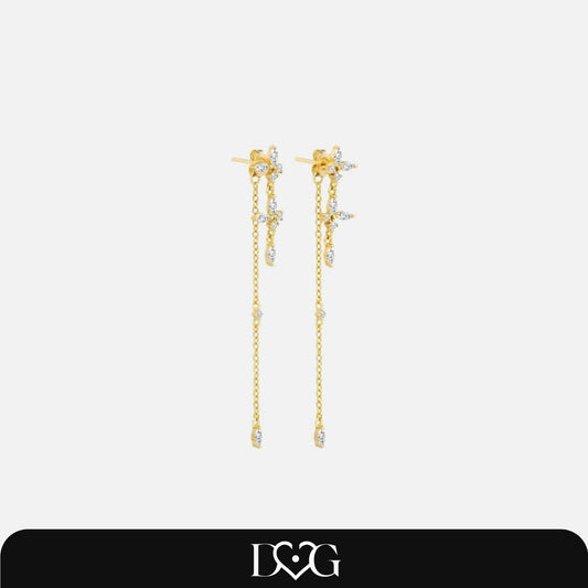 Crystal Thread Earrings