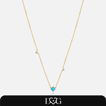 Turquoise Pearl Necklace