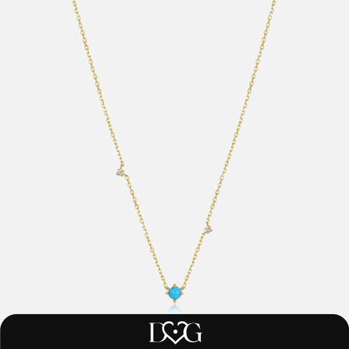 Turquoise Pearl Necklace