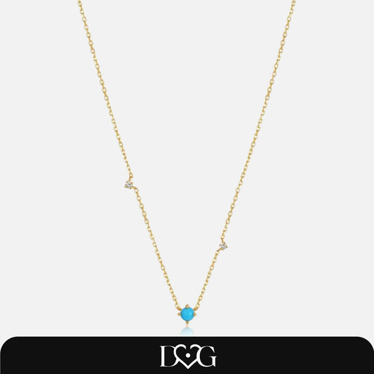 Turquoise Pearl Necklace