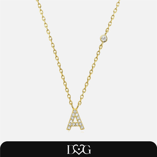 Stone Letter Necklace