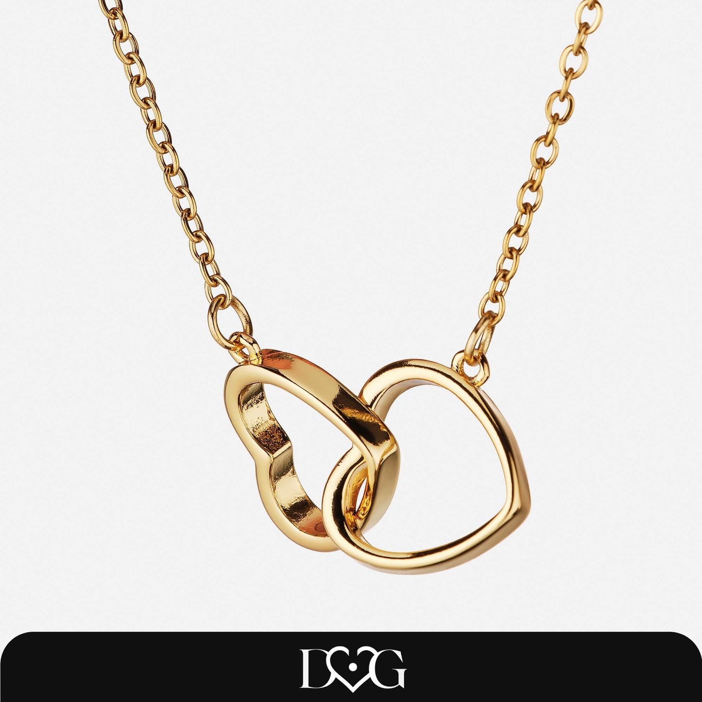 Collier Deux Cœurs