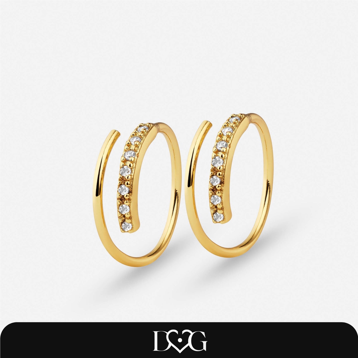 Crystal Double Earrings