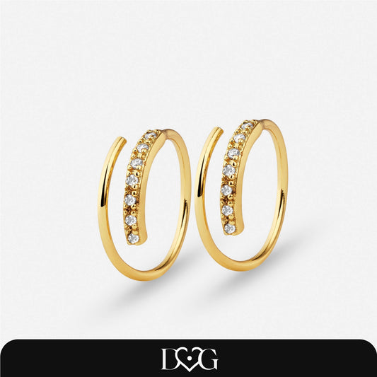 Crystal Double Earrings
