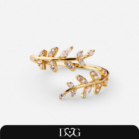 Bague Feuille